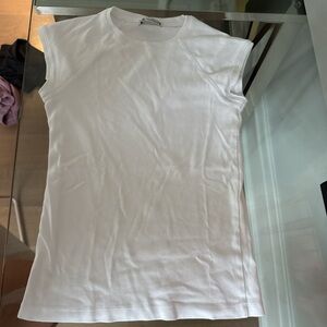 Zara White Short Sleeve Tee